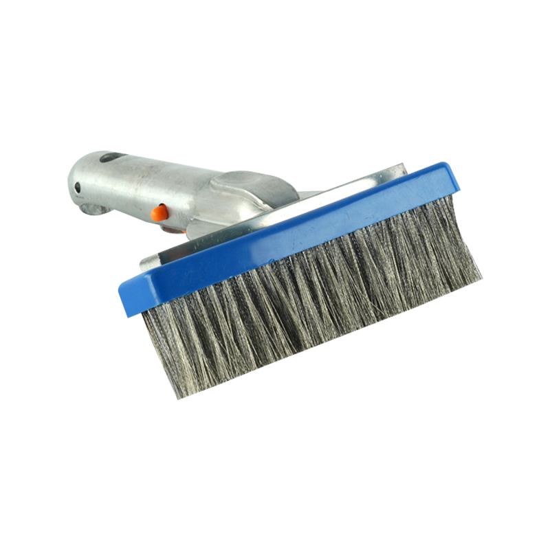 1444 CEPILLO DE PARED DE METAL CON MANGO DE ALUMINIO DE 5,5 PULGADAS/ 14CM, CERDAS DE ACERO INOXIDABLE 